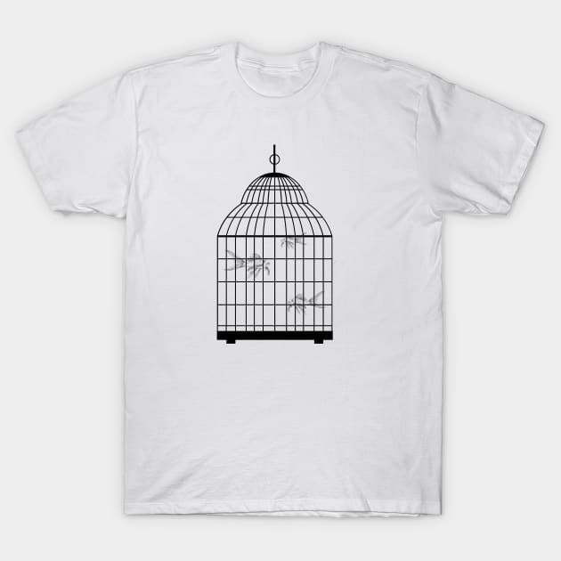 koi in cage T-Shirt by daidai